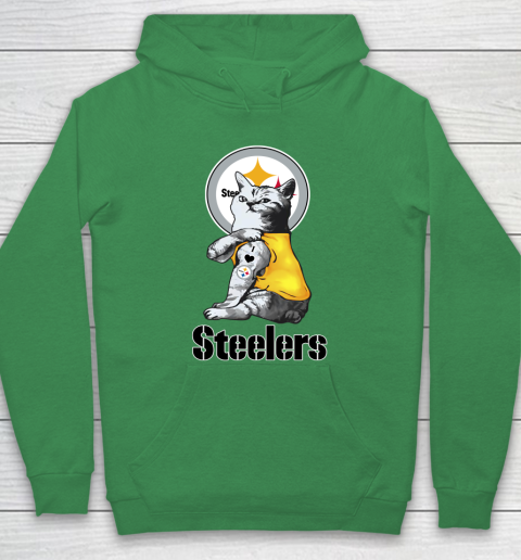 NFL Football My Cat Loves Pittsburgh Steelers Hoodie 5