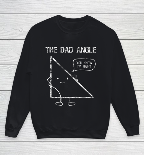 Funny Geometry Shirts for Dads who love Math for Christmas Youth Sweatshirt