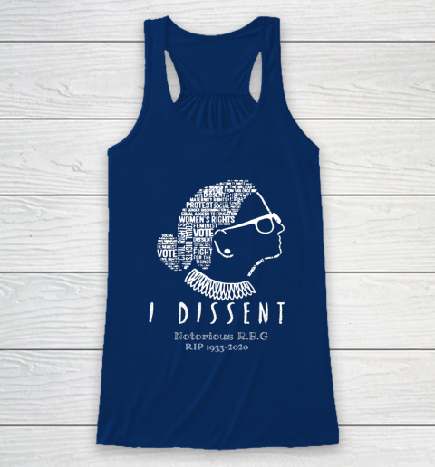 Notorious RBG 1833  2020 R.I.P Ruth Bader Ginsburg I Dissent Racerback Tank 6