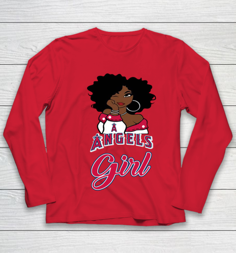 Los Angeles Angelss Girl MLB Youth Long Sleeve 10