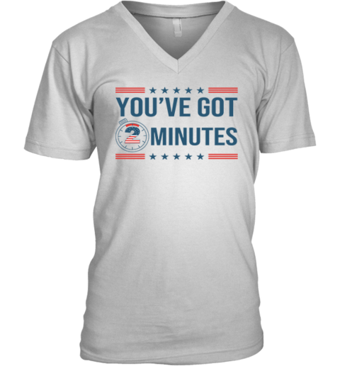 Kash Patel You've Got 2 Minutes V-Neck T-Shirt