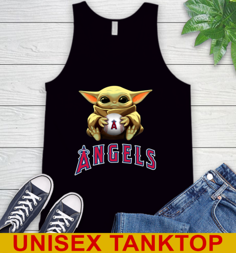 MLB Baseball Los Angeles Angels Star Wars Baby Yoda Shirt 71