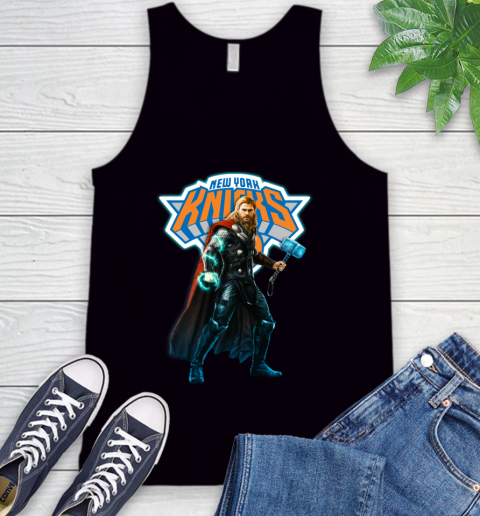 NBA Thor Avengers Endgame Basketball New York Knicks Tank Top 2
