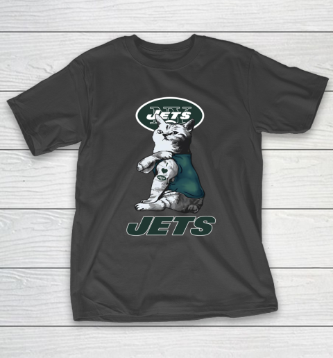 NFL Football My Cat Loves New York Jets T-Shirt