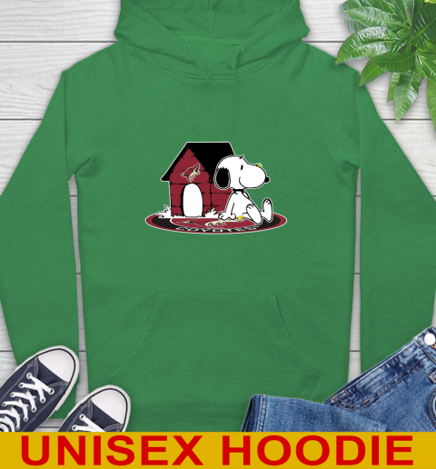 NHL Hockey Arizona Coyotes Snoopy The Peanuts Movie Shirt Hoodie 8