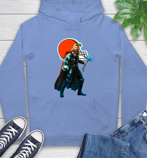 NFL Thor Avengers Endgame Football Cleveland Browns Hoodie 11