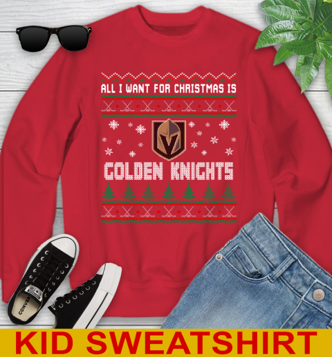 Vegas Golden Knights NHL Hockey All I Want For Christmas Is My Team Sports 115