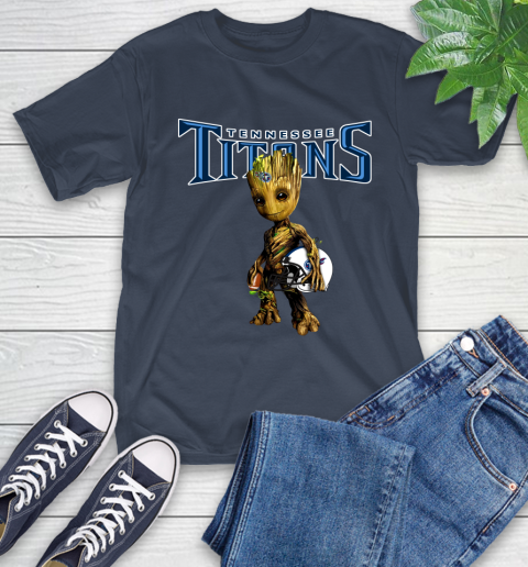 Tennessee Titans NFL Football Groot Marvel Guardians Of The Galaxy T-Shirt 4