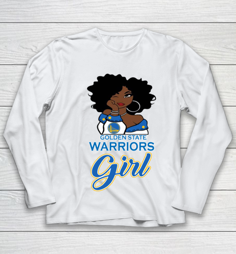 Golden State Warriors Girl NBA Youth Long Sleeve 2