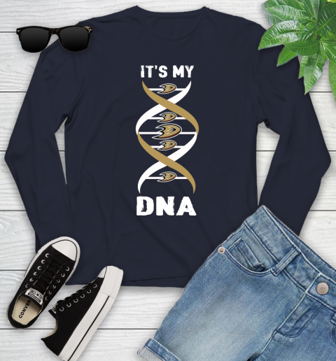 Anaheim Ducks NHL Hockey It's My DNA Sports Youth Long Sleeve 2