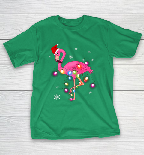 Pink Flamingo Christmas T-Shirt 5