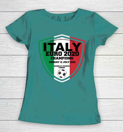 Italy Football Italian Football Forza Italia Champions Euro 2020 Women's T-Shirt 10
