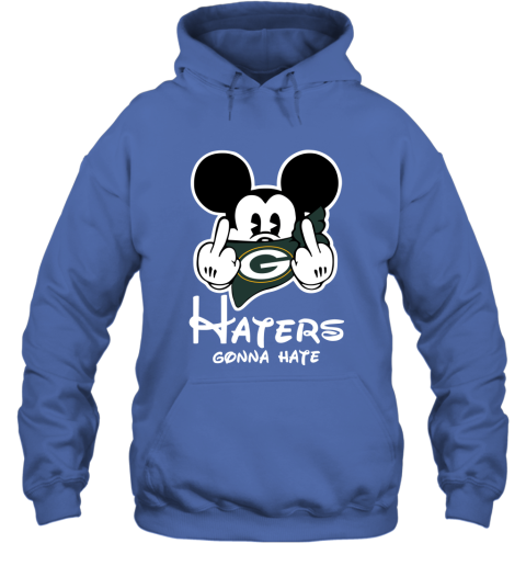 NFL Green Bay Packers Haters Gonna Hate Mickey Mouse Disney Football T-Shirt  Sweatshirt Hoodie