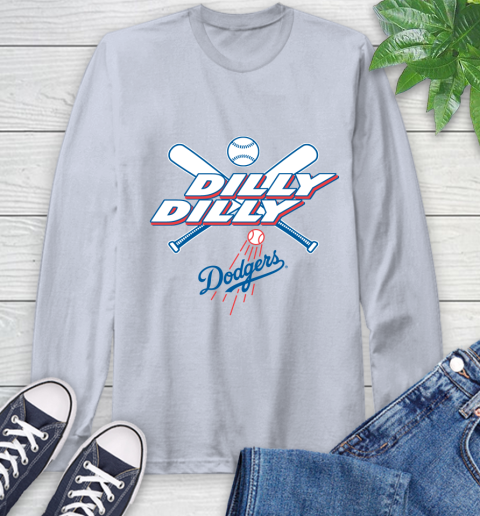 MLB Los Angeles Dodgers Dilly Dilly Baseball Sports Long Sleeve T-Shirt 6