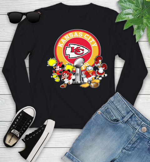 Kansas City Chiefs super bowl 2019 2020 mickey mouse minnie mouse donald duck daisy duck football shirt 122
