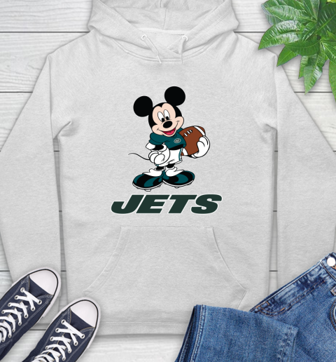 NFL Football New York Jets Cheerful Mickey Mouse Shirt Hoodie 2