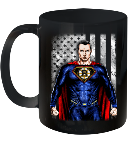 NHL Hockey Boston Bruins Superman DC Shirt Ceramic Mug 11oz