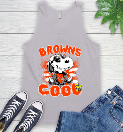 NFL Football Cleveland Browns Cool Snoopy Shirt Tank Top 3