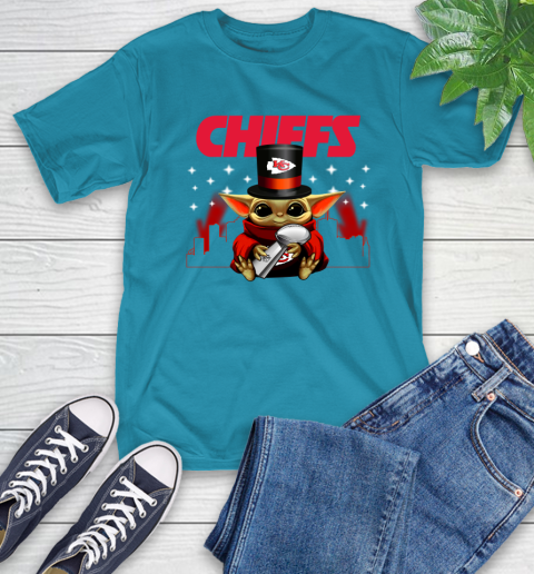 Super Bowl Baby Yoda Loves The Kansas City Chiefs Star Wars NFL Shirts 10