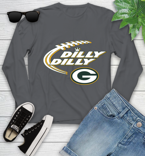 NFL Green Bay Packers Dilly Dilly Football Sports Youth Long Sleeve 8