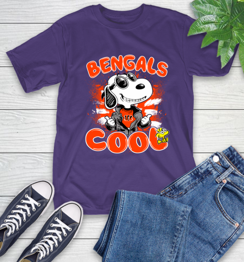 NFL Football Cincinnati Bengals Cool Snoopy Shirt T-Shirt 5