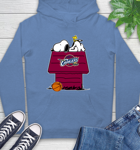 Cleveland Cavaliers NBA Basketball Snoopy Woodstock The Peanuts Movie Hoodie 11