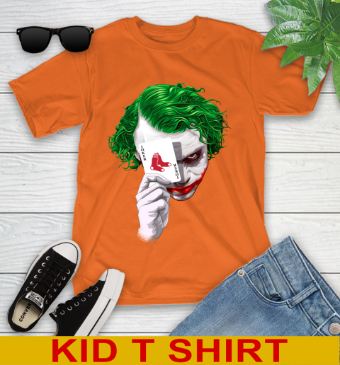 Boston Red Sox MLB Baseball Joker Card Shirt Youth T-Shirt 8