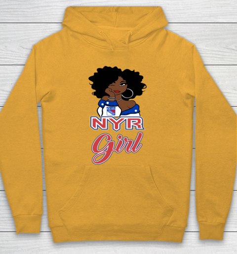 New York Rangers Girl NHL Hoodie 3