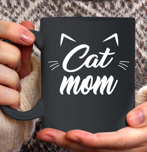 Vintage Best Cat Mom Ever T Shirt Cat Mother s day Ceramic Mug 11oz