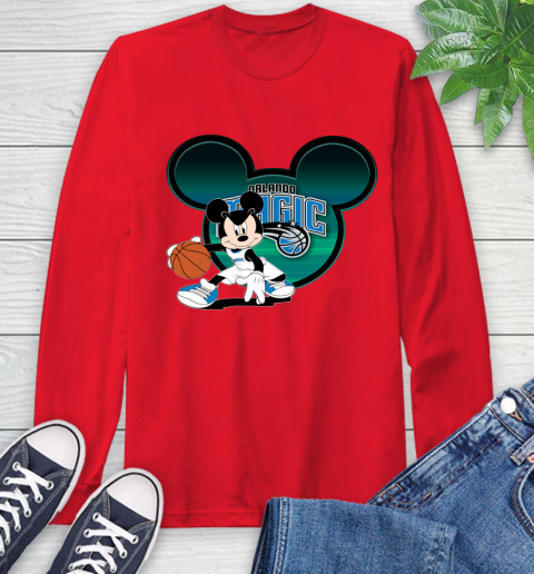 NBA Orlando Magic Mickey Mouse Disney Basketball Long Sleeve T-Shirt 10