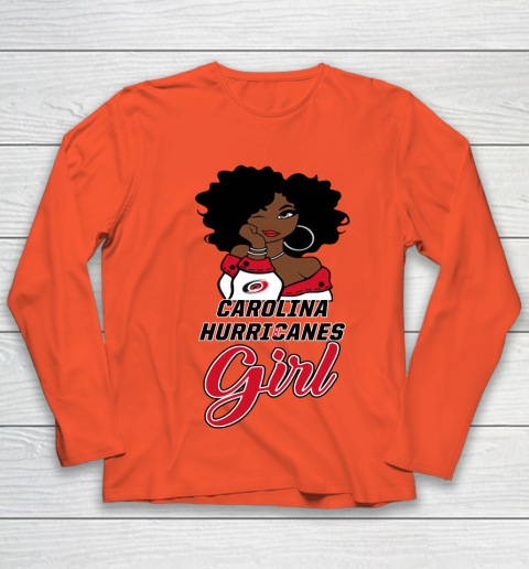 Carolina Hurricanes Girl NHL Youth Long Sleeve 4