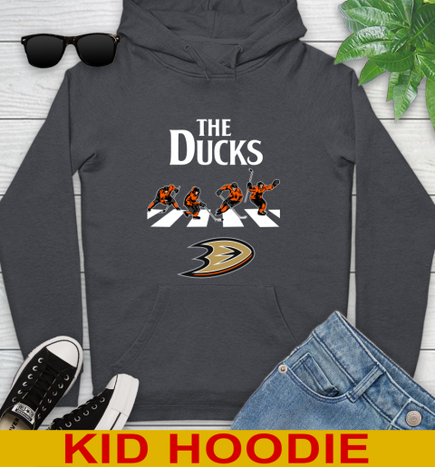 NHL Hockey Anaheim Ducks The Beatles Rock Band Shirt Youth Hoodie 9