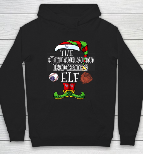 Colorado Rockies Christmas ELF Funny MLB Hoodie