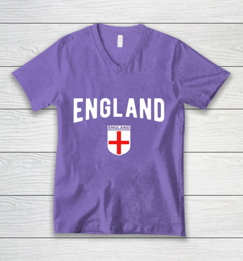 England Soccer Jersey 2021 2022 Football Team V-Neck T-Shirt 8