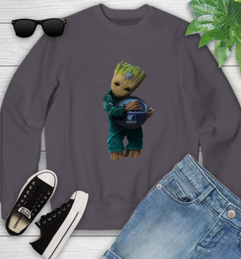 NBA Groot Guardians Of The Galaxy Basketball Sports Memphis Grizzlies Youth Sweatshirt 6