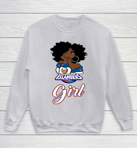 New York Islanders Girl NHL Youth Sweatshirt 4