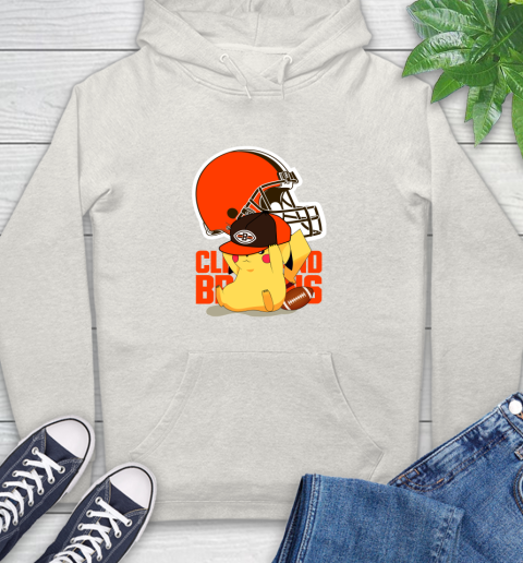 NFL Pikachu Football Sports Cleveland Browns Hoodie 12