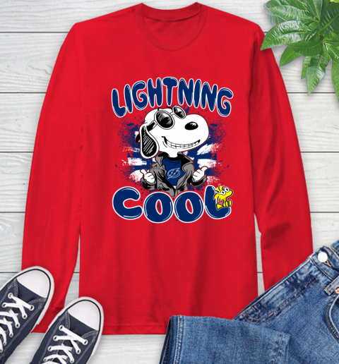 NHL Hockey Tampa Bay Lightning Cool Snoopy Shirt Long Sleeve T-Shirt 12