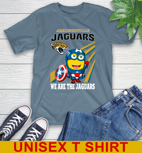 NFL Football Jacksonville Jaguars Captain America Marvel Avengers Minion Shirt T-Shirt 8