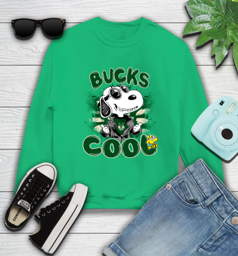 NBA Basketball Milwaukee Bucks Cool Snoopy Shirt Sweatshirt 7