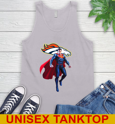 NFL Superman DC Sports Football Denver Broncos Tank Top 4