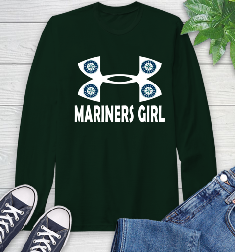 MLB Seattle Mariners Under Armour Baseball Sports Long Sleeve T-Shirt 7