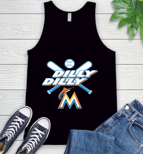 MLB Miami Marlins Dilly Dilly Baseball Sports Tank Top 2