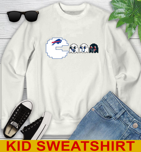 Buffalo Bills NFL Football Pac Man Champion Youth Sweatshirt