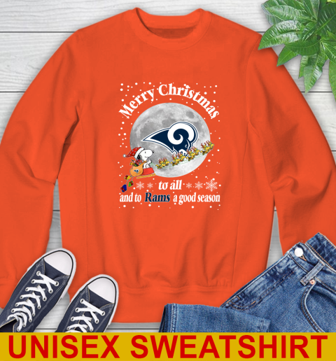 Los Angeles Rams Merry Christmas To All And To Rams A Good Season NFL Football Sports Sweatshirt 3