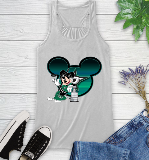 NHL Dallas Stars Stanley Cup Mickey Mouse Disney Hockey T Shirt Racerback Tank
