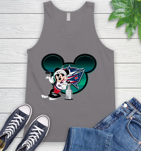 NHL Columbus Blue Jackets Stanley Cup Mickey Mouse Disney Hockey T Shirt Tank Top 7