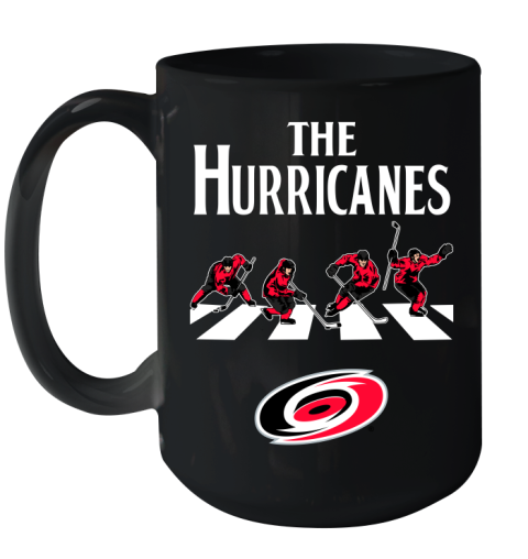 NHL Hockey Carolina Hurricanes The Beatles Rock Band Shirt Ceramic Mug 15oz