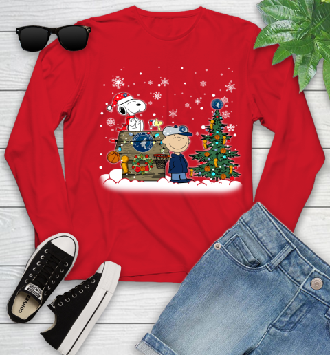 Minnesota Timberwolves NBA Basketball Christmas The Peanuts Movie Snoopy Championship Youth Long Sleeve 11