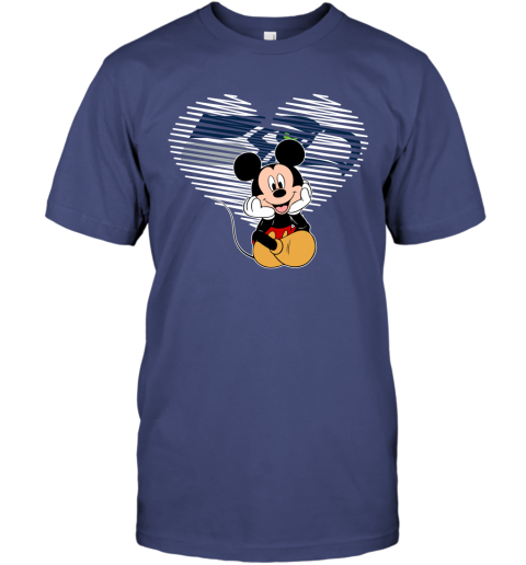 NFL Mickey Mouse I Only Roll With Seattle Seahawks Women's T-Shirt 